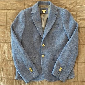 JCrew women’s wool “school boy” blazer, size 4.